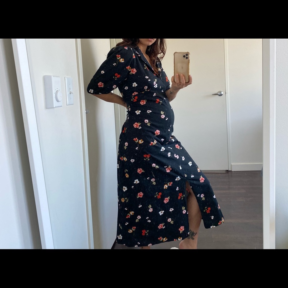 ASOS Maternity Midi Floral Dress